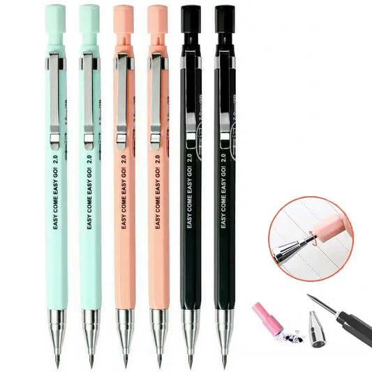 Creative Candy Color Mechanical Pencil 2.0mm Pencil Refill Rod for School Office Writing Supplies Student Exam Spare Stationery