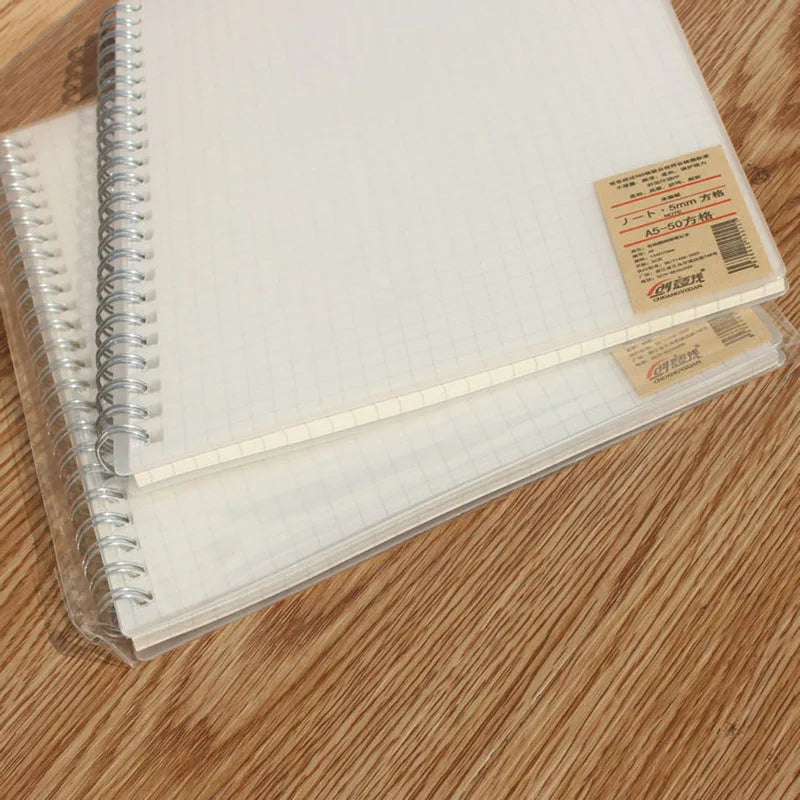 1pcs 50 Sheets Simple Grid Notebook Practical Office School Notepad Creative Drawing Graffiti Book Daily Memos Notebook