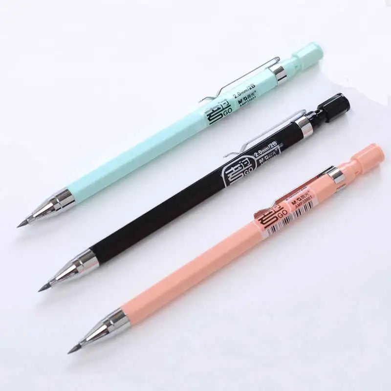 Creative Candy Color Mechanical Pencil 2.0mm Pencil Refill Rod for School Office Writing Supplies Student Exam Spare Stationery