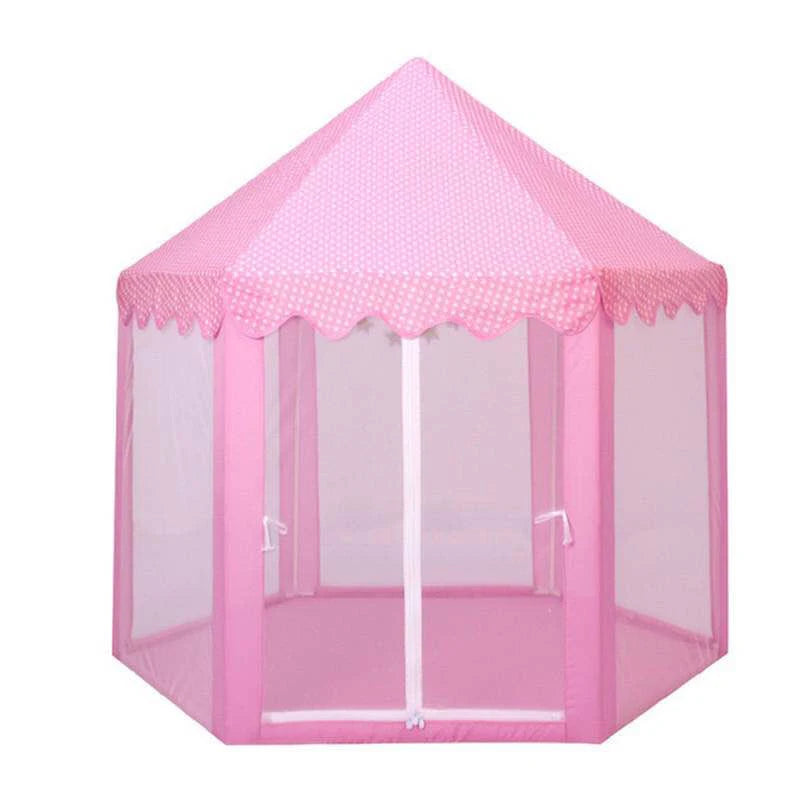 Anti-Mosquito Baby kid toy Tent Portable Folding Prince Princess Tent Kid Gift Child Castle Play House Wigwam Beach Zipper tent