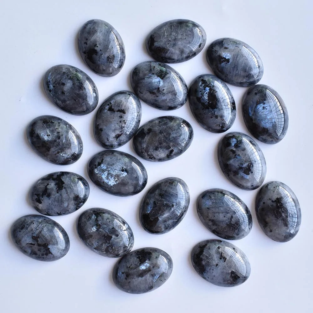 2020 new fashion natural black ShimmerStone 18x25mm Oval CAB CABOCHON teardrop beads for jewelry making Wholesale 30pcs/lot