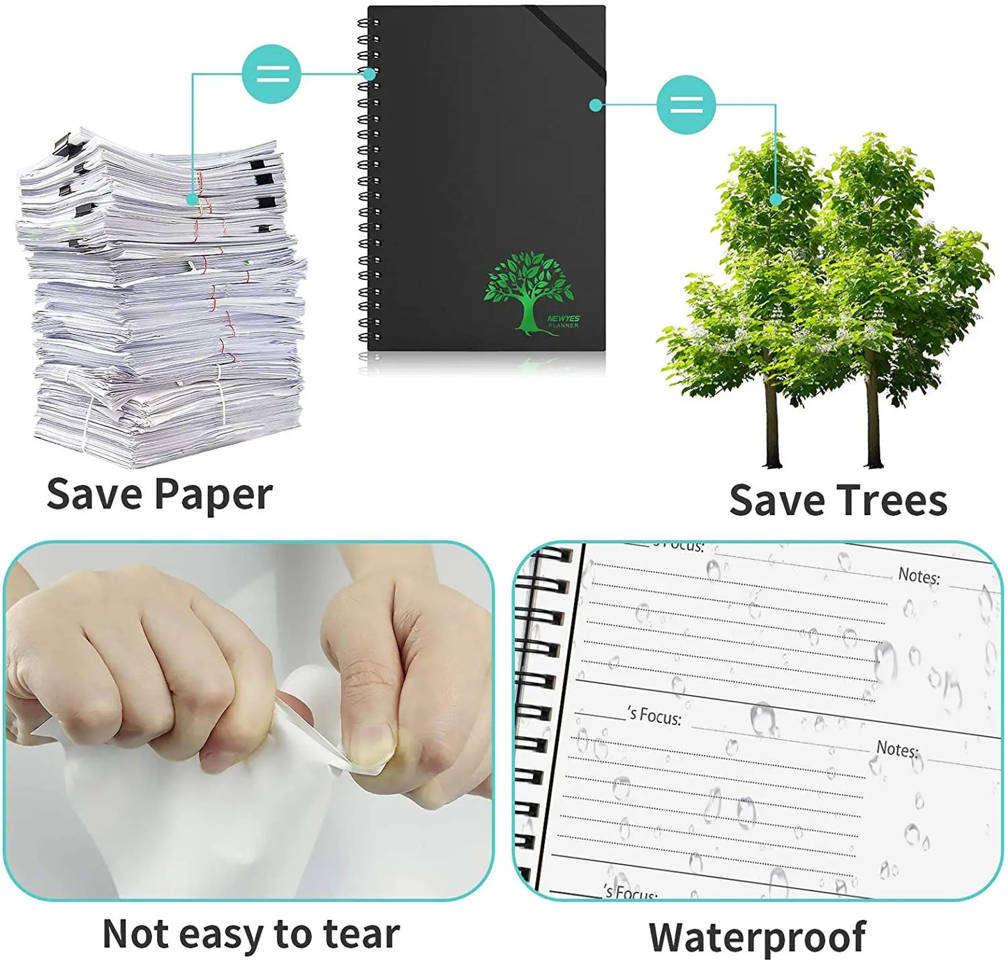 Smart Reusable Notebook A4 A5 A6 Erasable Wirebound Notebook Sketch Pads APP Storage Office Drawing Kids Gift VIP Drop Shipping