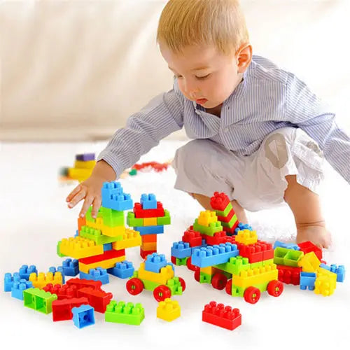 newest 100/230 PCS Building Blocks Kit Learning Educational Construction Building Toy Set Kids Engineering Science Blocks Kit