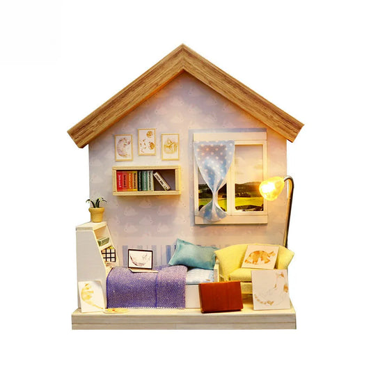 Diy Doll House Warm Photo Frame Series Hand Made Creative Assembly Customized Toys Creative Doll House Valentine's Day Gift