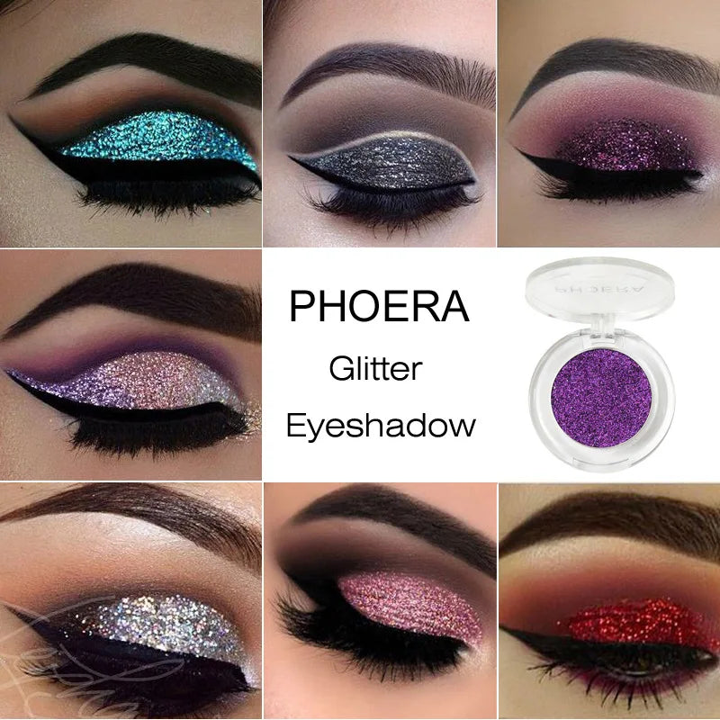 20 Colors Matte Glitter Eyeshadow Sequins Diamond Shiny Eyes Shadow Waterproof Long Lasting Eye Shadow Cosmetics Eye Makeup