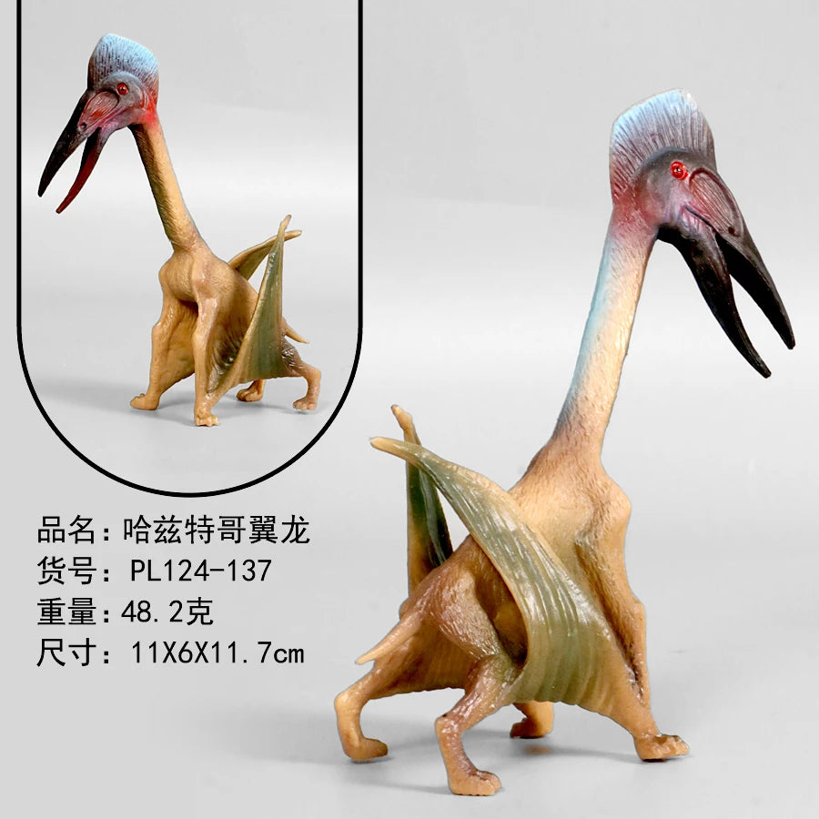 Big Dinosaur Models Toys Pterodactyl, Mosasaur, Hydrasaurus, Neptune Dragon Simulation Figurine,PVC Action Figure Collection Toy