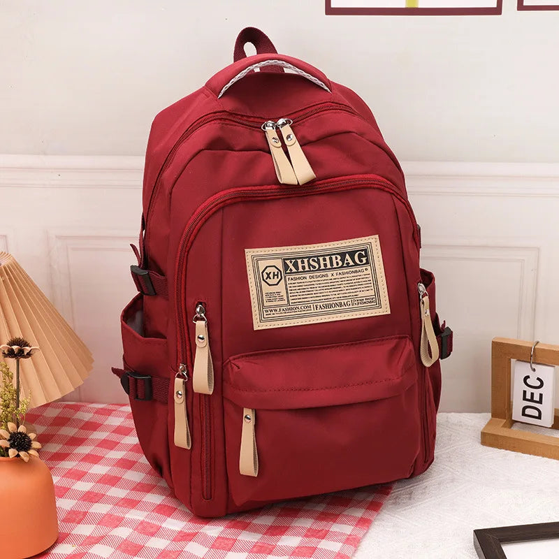 Girls schoolbags large capacity boys junior high school backpacks elementary school students college backpack