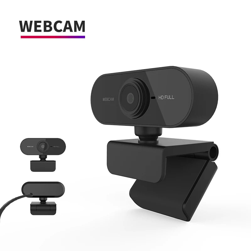 1080P high-definition mini computer camera, live streaming camera, built-in microphone, USB network camera, support for laptop