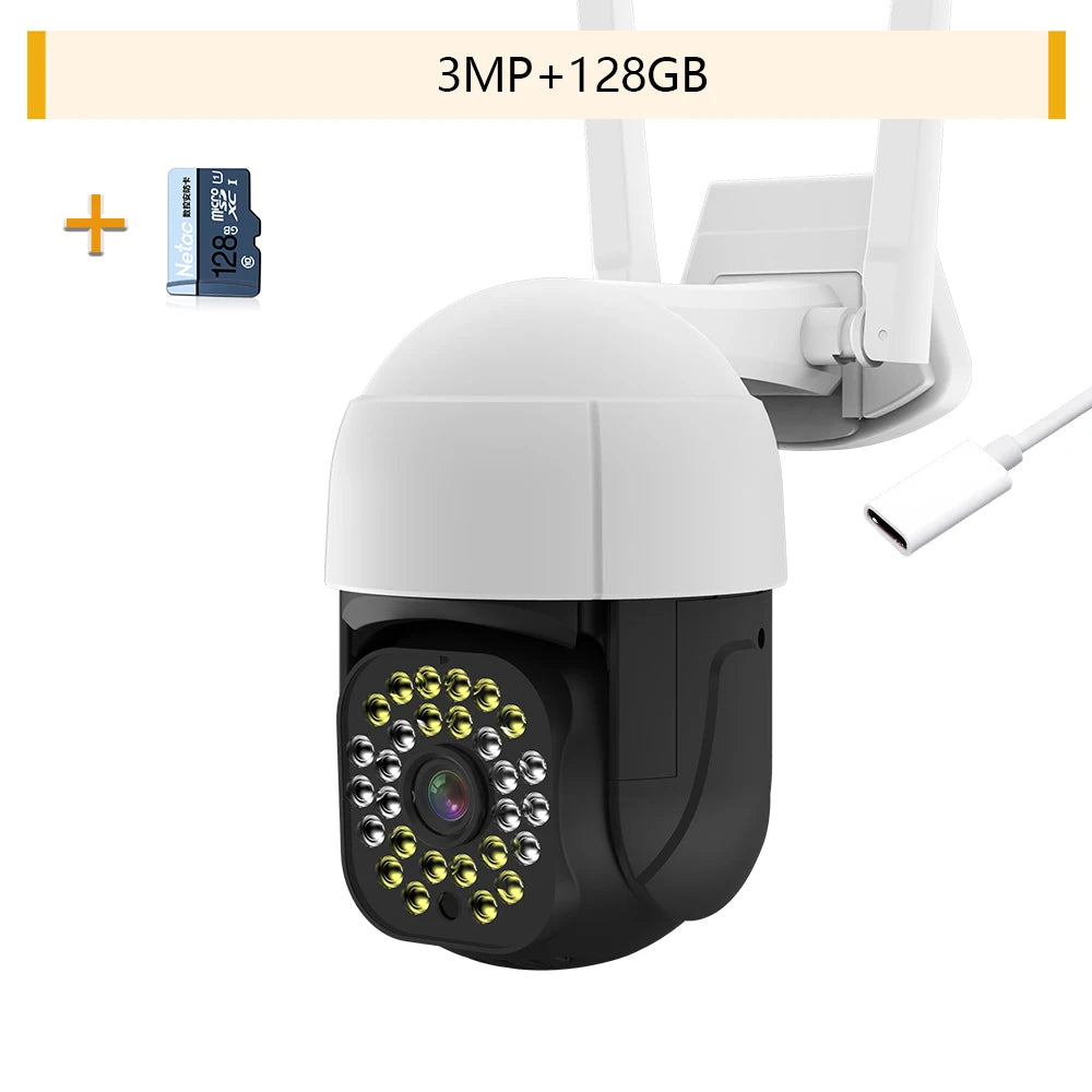 4K Auto tracking IP Camera Outdoor 5MP Night Vision Speed Dome CCTV Camera 8MP WIFI PTZ 1080P Home Security Video Surveillance