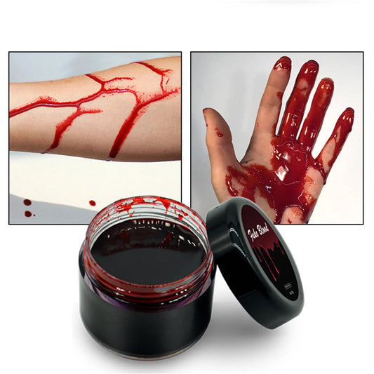 Halloween Fake Blood Plasma Vampiress Zombiess Film And Television Makeup Props Blood Simulation Blood Decoration 1-10pcs