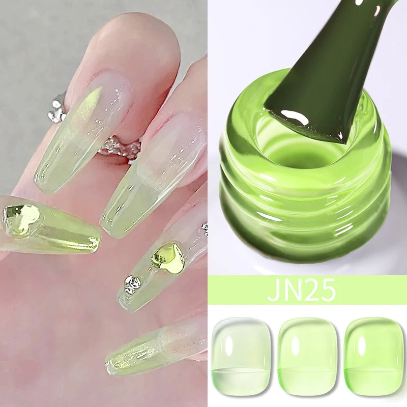 BORN PRETTY 10ML 8-in-1 Strong Nail Glue Gel Nail Polish Transparent Clear Function Gel Thickness Rubber Base Rhinestone Glue