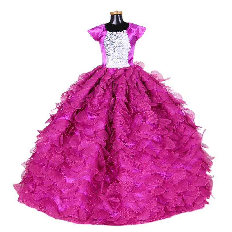 Fashion Princess Canonicals Dress for 30cm Barbies Doll Wedding Clothes Girl Gift Party Dress 29CM Barbie Long Short Skirt