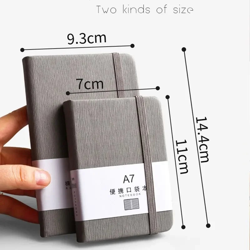 96 sheets A7Mini Notebook Portable Pocket Notepad Memo Diary Planner Writing Paper For Students School Office Supplies