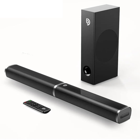 Go 190W 2.1 TV Soundbar Home Theater Sound System Bluetooth Speakers Sound Bar Subwoofer Support Optical AUX HDMI Speaker