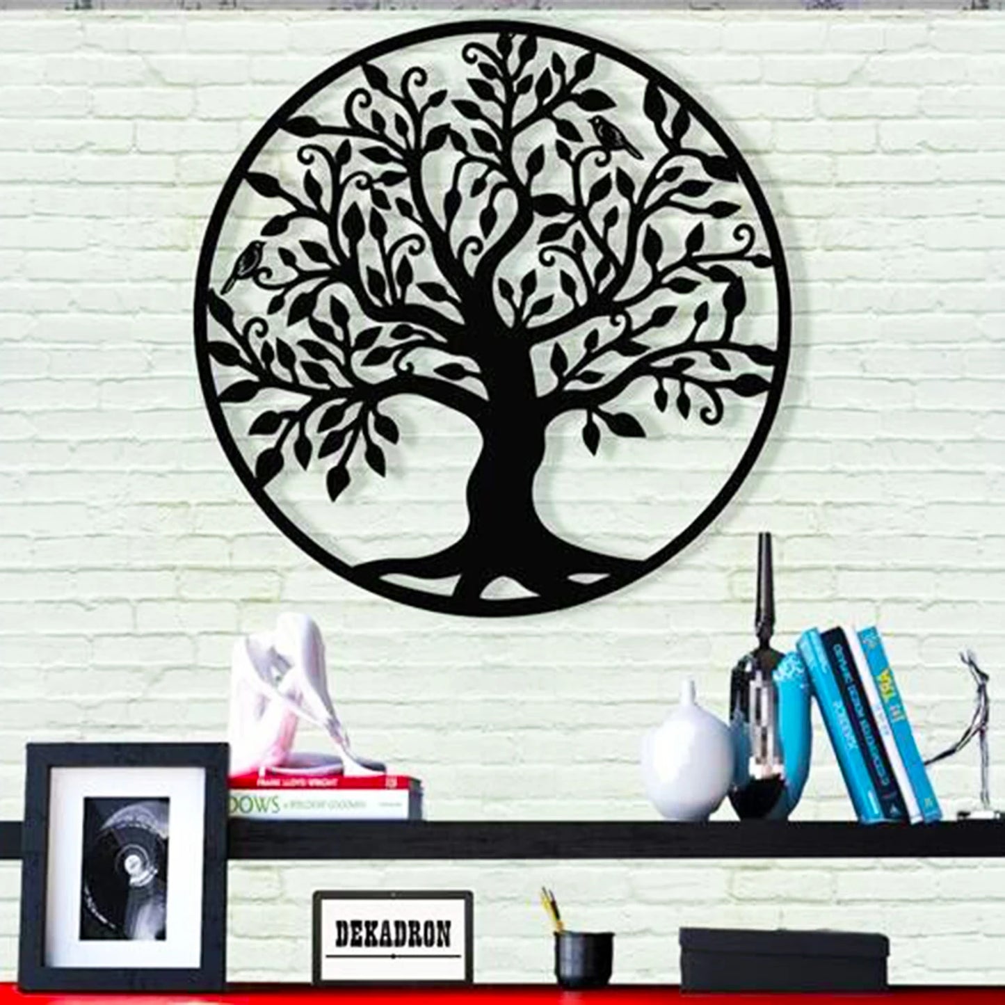 Metal Home Wall Art-Tree of Life Cozinha Decor Family Decoración Hogar Hanging Bedroom Living Room Bathroom Accessories Decor