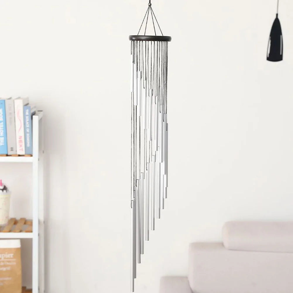 12 Tubes Wind Chimes Pendant Aluminum Tube Metal Pipe Wind Chime Bell Balcony Outdoor Yard Garden Home Decorations