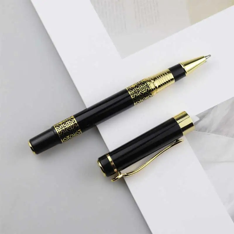 6pcs Ballpoint Pen Retro Metal Ink Elegant Gift for Writing Stationery Office School Supplies