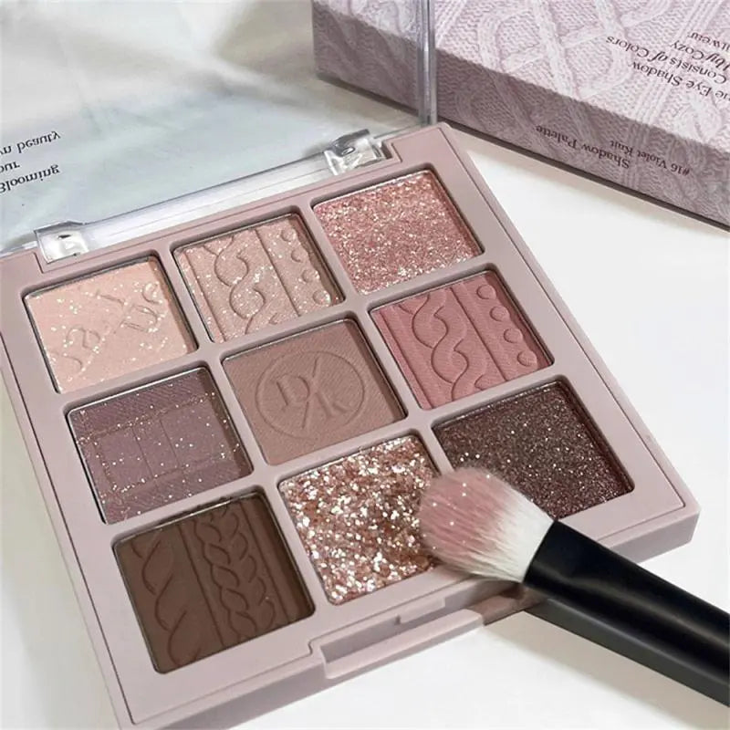 Eye Shadow Palette Glitter Pearly Eyeshadow Palette Nude Long Lasting Korean Charming Eyes Makeup Palette Cosmetics New