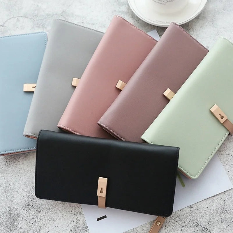 Long Women's Wallet Female Purses Tassel Coin Purse Card Holder Wallets Pu Leather Clutch Money Bag Purses Carteras Para Mujer