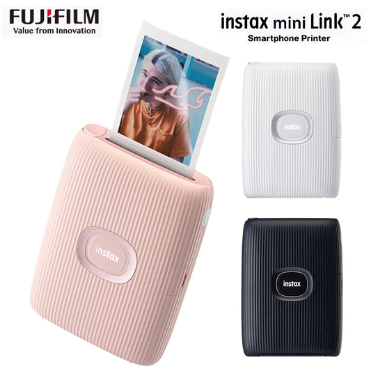 Original Fujifilm Instax Mini Link 2/Link 3 Printer Instax Photo Camera Printers ( 20 / 40 Sheet Instax Mini White Film )