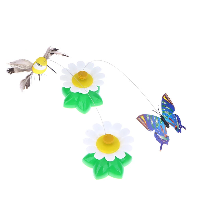 Garden Decoration Electric Dancing Fluttering Butterflies Flying Humming Bird Garden Yard Outdoor Home Decoration Farmland