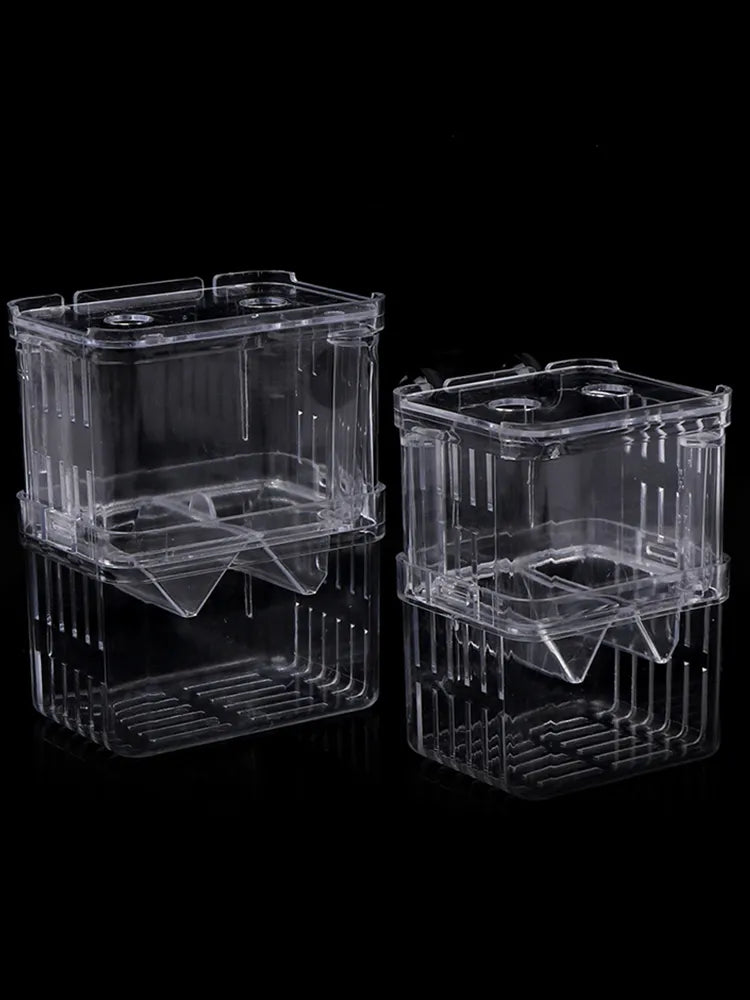 3 Types Acrylic Fish Breeding Isolation Box Betta Fish Aquarium Breeder Fish Tank Hatching Incubator Fish House Home Hatchery