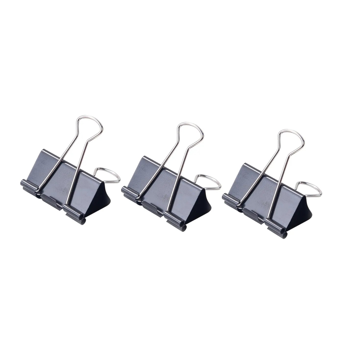 Deli 1box 51mm Effortless Binder Clip Clamps Long Tail Clip Combination Folder Bookmark Paper Ticket Clip School Office Supplies