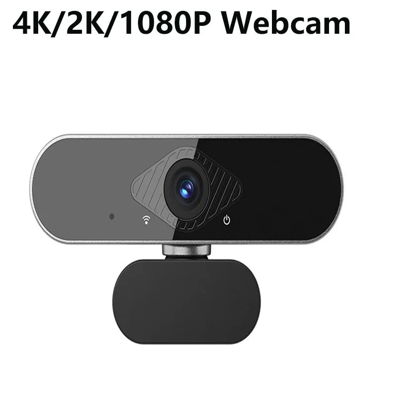 4K Webcam Plug And Play For Desktop Laptop Dedicated Live Streaming Camera for 2K HD Camera With Microphone Mini Computer Camera