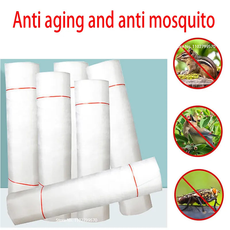 60 Mesh Plant Vegetables Insect Protection Net Garden Fruit Care Cover Flowers Protective Net Greenhouse Pest Control Anti-Bird