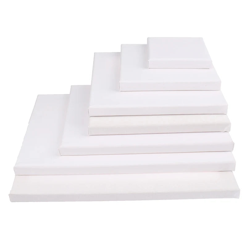 1PC Hot sale 1Piece White Blank Square Artist Canvas For Canvas Oil Painting,Wooden Board Frame For Primed Oil Acrylic Paint