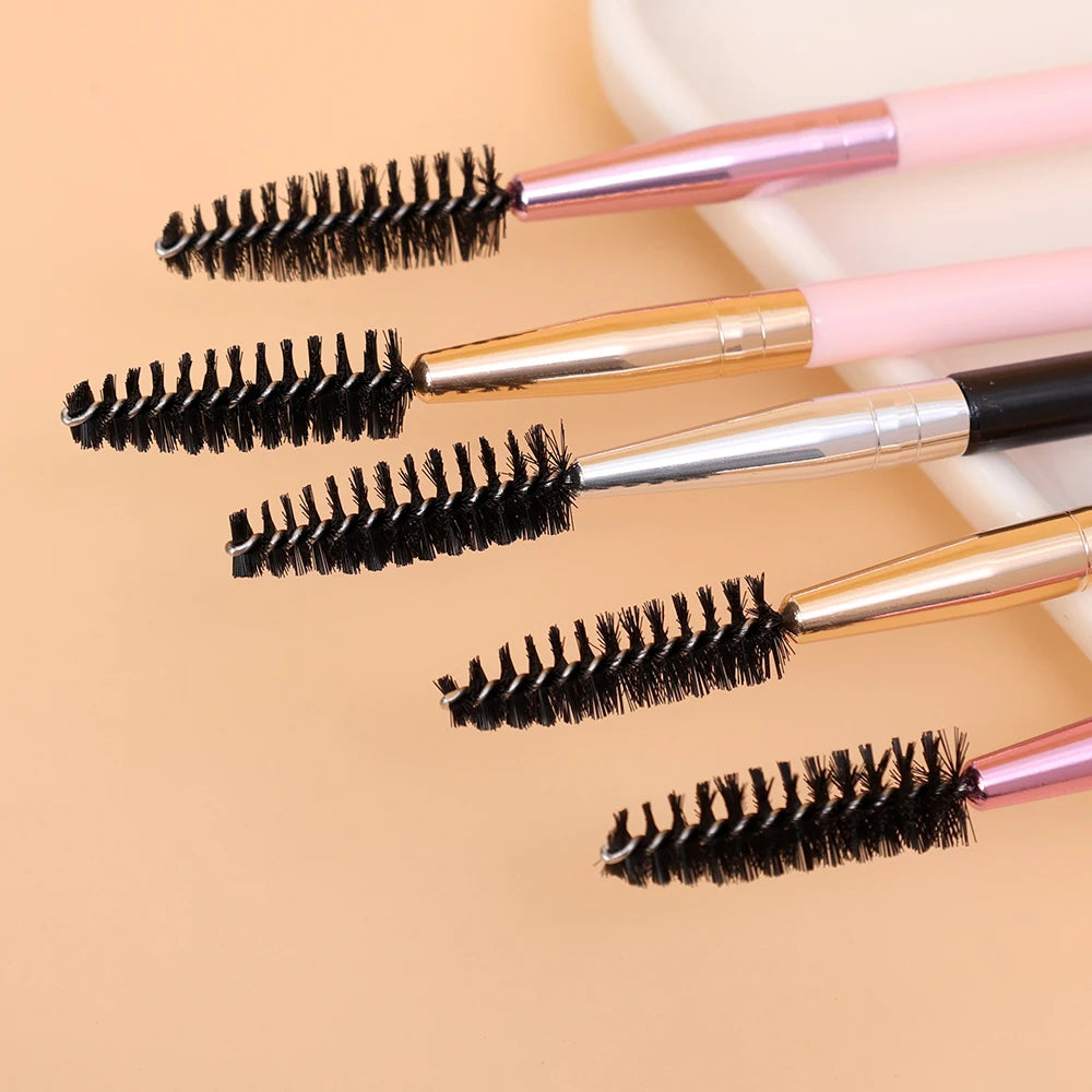 Double-headed Eyelash Brush Eyebrow Comb Eyebrow Brush Professional Makeup Brushes for Eye Brow Eyelash Extension Make Up Tools