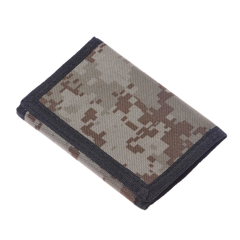 New Army Camouflage Mini Men's Wallet Coin Pocket Slim Purse Money Clip Bag Bank Credit Card Card Cash Holder