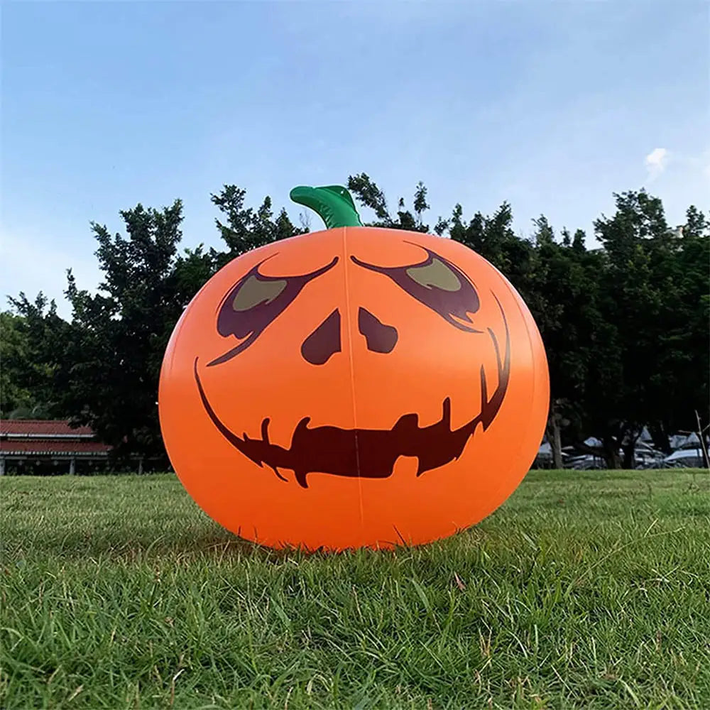 Large Christmas Halloween Outdoor Decoration Thick Inflatable Pumpkin PVC Hanging Halloween Party Bar Haunted House Decoration