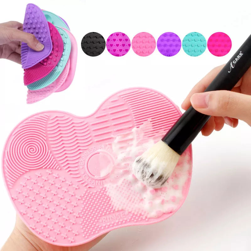 Newest Silicone Brush Cleaner Cosmetic Make Up Washing Brush Gel Cleaning Mat Foundation Makeup Brush Cleaner Pad Scrubbe Board