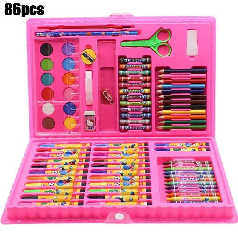 Drawing Board Set Children Art Painting Set Watercolor Pencil Crayon Water Pen Drawing Board Doodle Supplies Kids Educational To