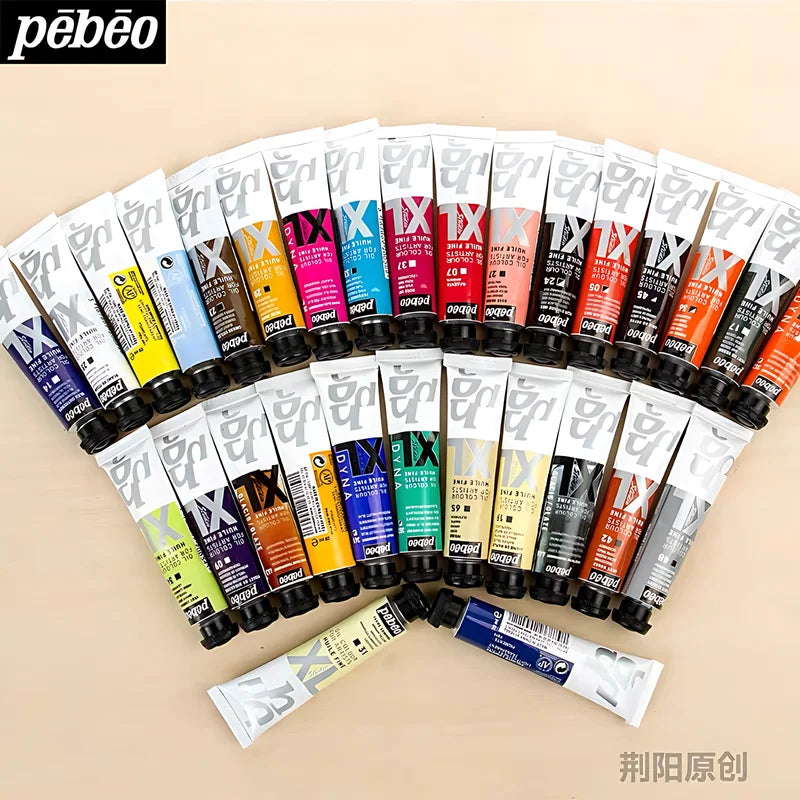 Pebeo XL Professional 40/30/20/10 Color 20ML Large Capacity Tube Oil Painting Set Artist Painting Color Pigments Art Supplies