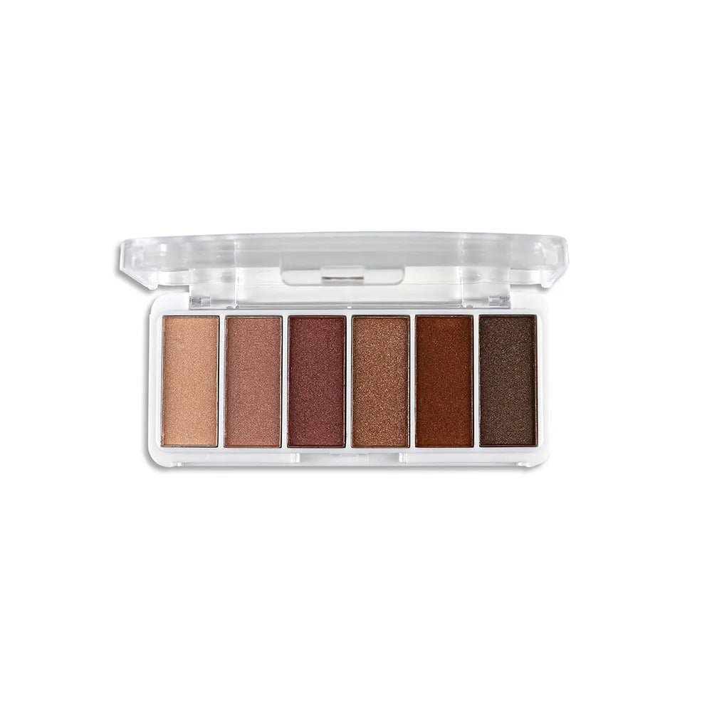 6 colors Eyeshadow Palette Matte Pearlescent Easy To Wear Brightening Natural Long-lasting Waterproof Makeup Cosmetic