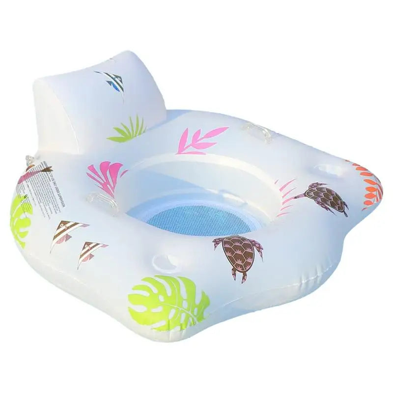 Light-up Inflatable Pool Float Chair LED Fun and Relaxing Pool Party Toy Pool Float Chair Beach Water Sports Lounger Chair