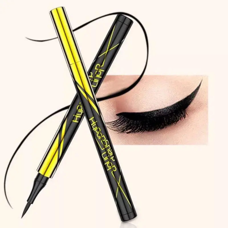 1PC Small Gold Pen Quick-drying Eyeliner Waterproof Long-lasting Eyeliner  Black/Brown Eyes Makeup Liquid Eyeliner Pencil