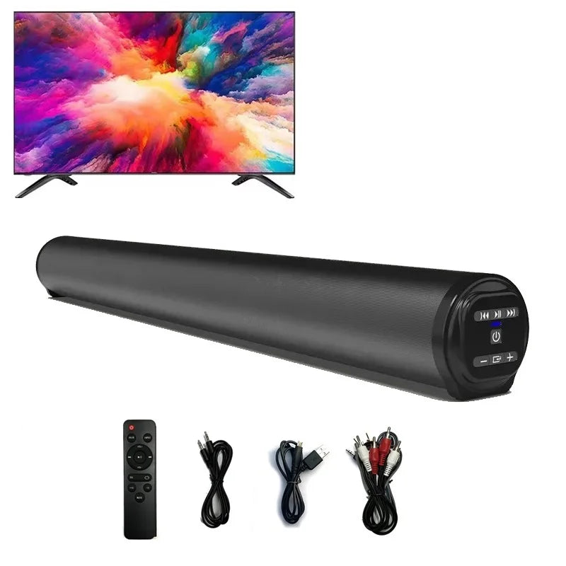 40W TV Soundbar Wired/Wireless Home Theater Speaker with Remote Control Bluetooth Soundbar Subwoofer for Phone Computer