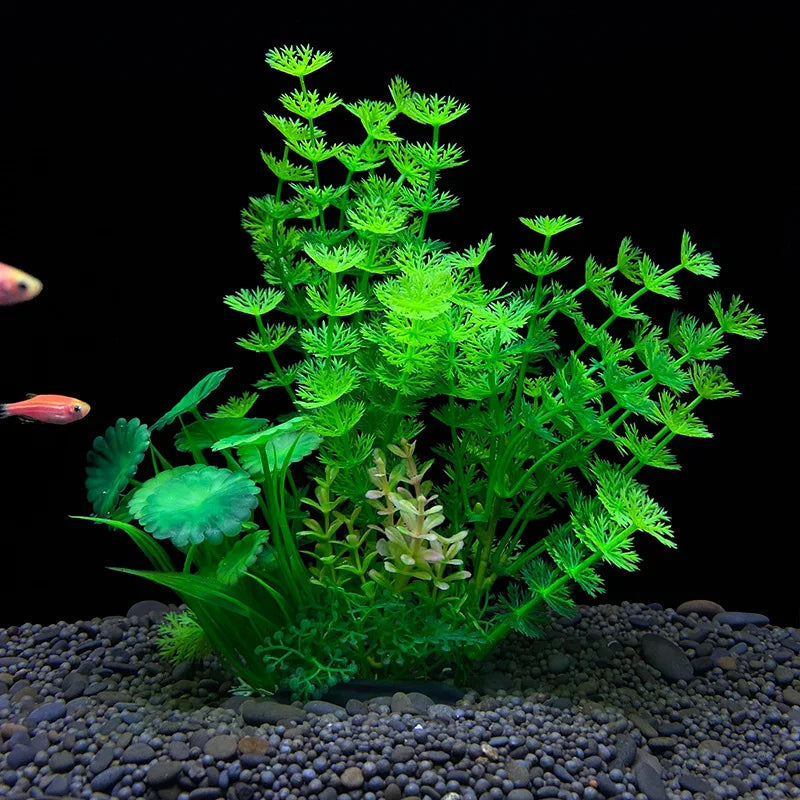 Artificial Aquarium Decor Plants Plastic Aquatic Plants Underwater Plants Aquarium Accessories Decoration Piante Acquario