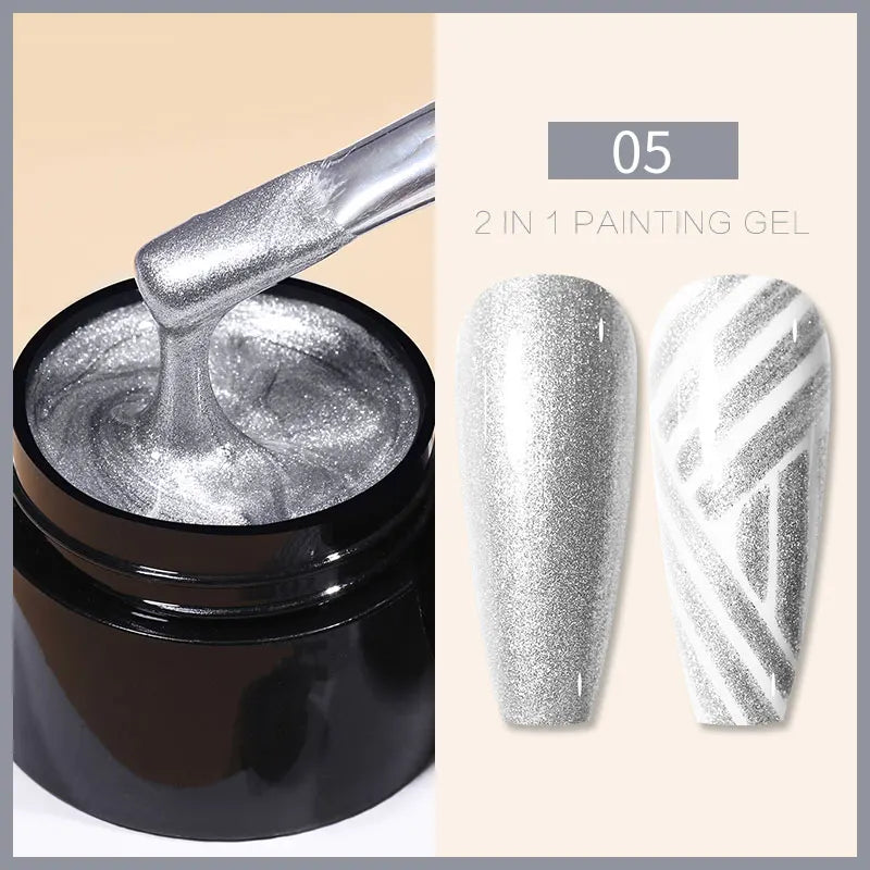 BORN PRETTY Solid Nail Tips Gel 5g Transparent Clear Function Gel Nail Extension Gel Soak Off Nail Art Gel Need UV Lamp Cure