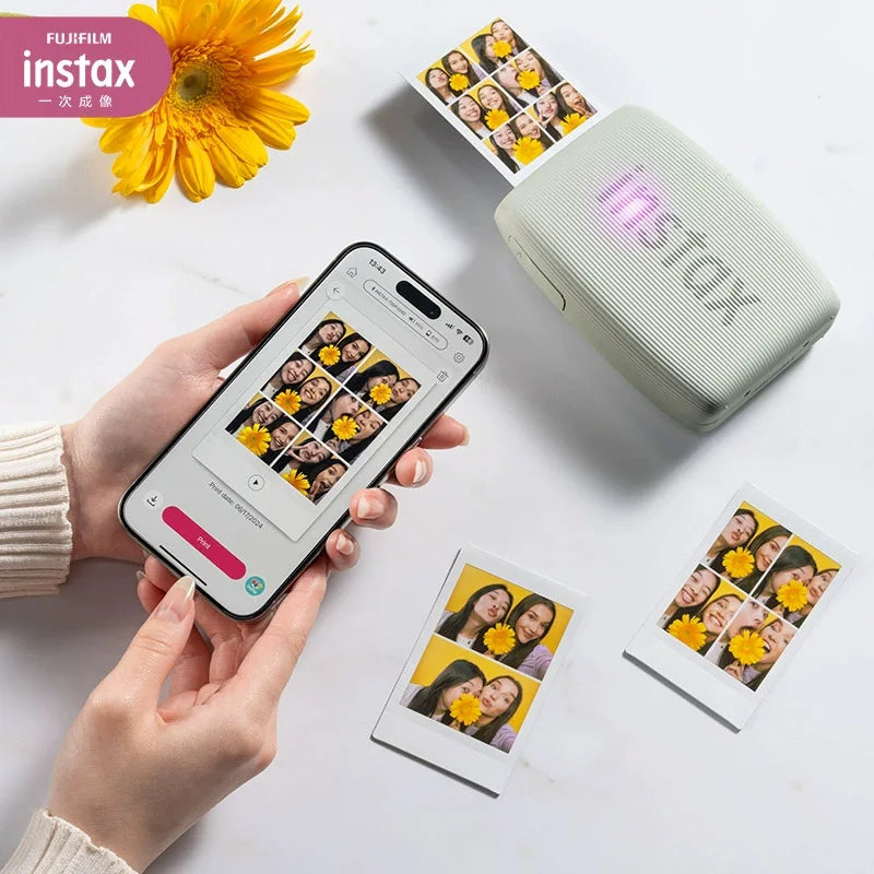 Original Fujifilm Instax Mini Link 2/Link 3 Printer Instax Photo Camera Printers ( 20 / 40 Sheet Instax Mini White Film )