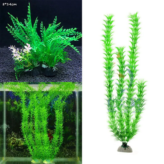 3Pcs  Artificial Aquarium Decor Plants Water Weeds Ornament Aquatic Plant Fish Tank Grass Decoration Water Grass Decorations