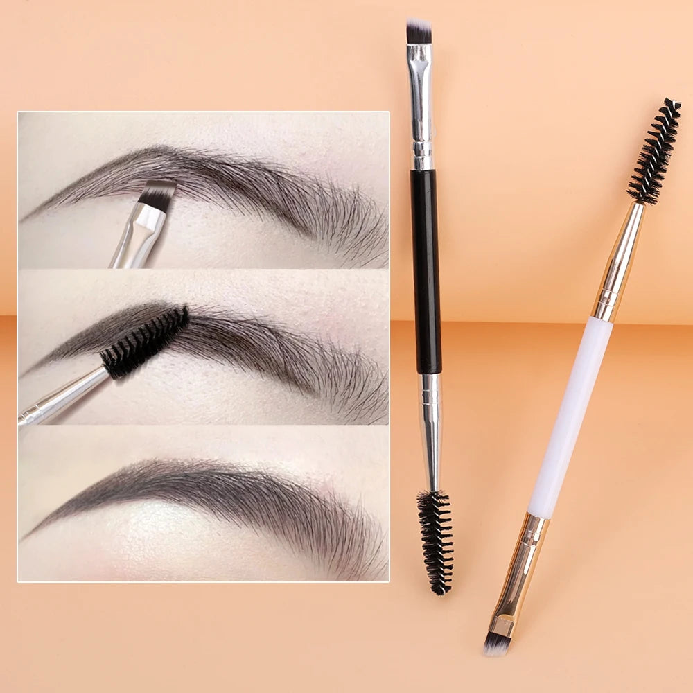 Double-headed Eyelash Brush Eyebrow Comb Eyebrow Brush Professional Makeup Brushes for Eye Brow Eyelash Extension Make Up Tools