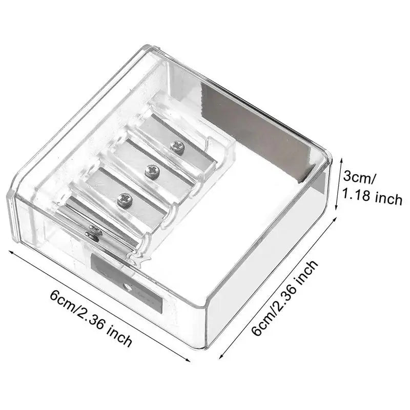 Multifunctional 4 Holes Charcoal Pencil Sharpener Long Lead Core Art Drawing Sketching Pencils Manual Sharpener Drawing Supplies