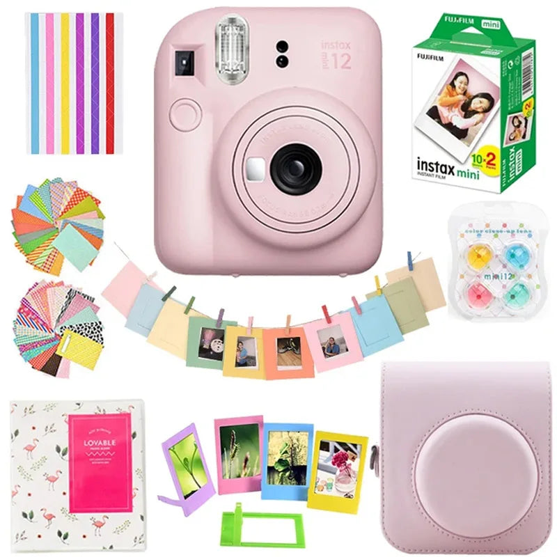 Fuji Fujifilm Instax Mini 11 Instant Camera Film Photo Snapshot Printing CameraShooting Insta Mini12 Camara Fotografica Upgraded