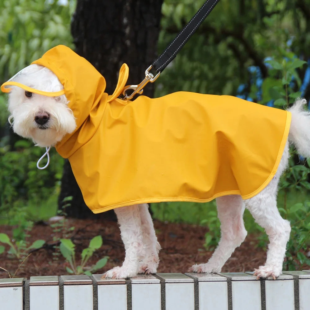 Pet raincoat waterproof dog set pet raincoat teddy coat fund fur pet clothes