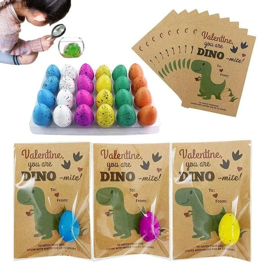 New 2023 Gift Magic Hatching Growing Dinosaur Egg Treat Kids Birthday Party Favor Baby Shower Guest Gift Pinata Educational Toys