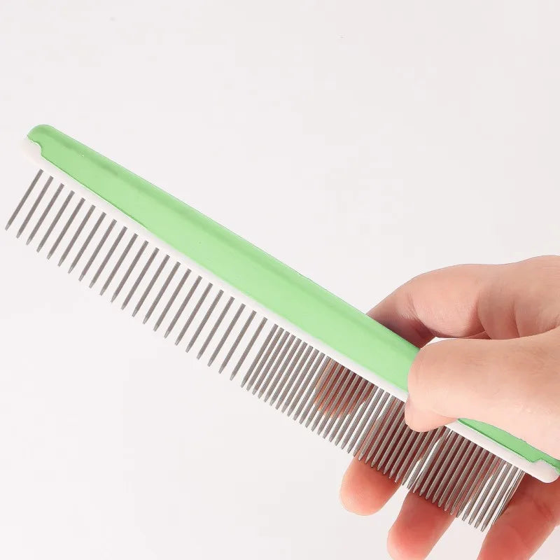 Cat Comb Stainless Steel Cat Brush Professional Combs for Cats Grooming Dog Hair Knot Opening Massage Cats Brush Pet Supplies